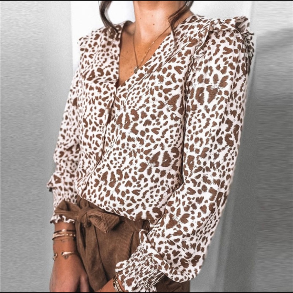 Xl Fashion Leopard blouse